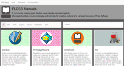 Desktop Screenshot of flossmanuals.net