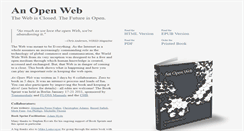 Desktop Screenshot of openweb.flossmanuals.net