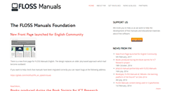 Desktop Screenshot of flossmanuals.org