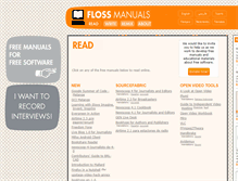 Tablet Screenshot of booki.flossmanuals.net